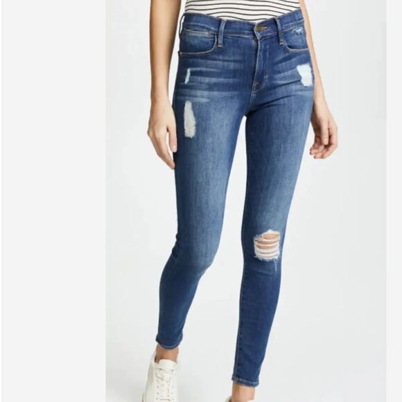 FRAME DENIM Le Skinny High Jeans HILLTOP - Picture 4 of 9